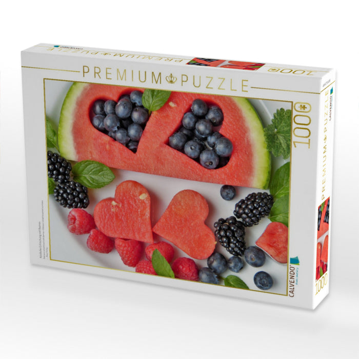 Köstliche Erfrischung mit Beeren - CALVENDO Foto-Puzzle'