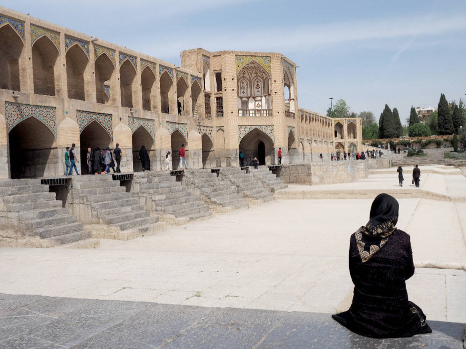 Si-o-se Pol (33-Bogen-Brücke), Isfahan - CALVENDO Foto-Puzzle'
