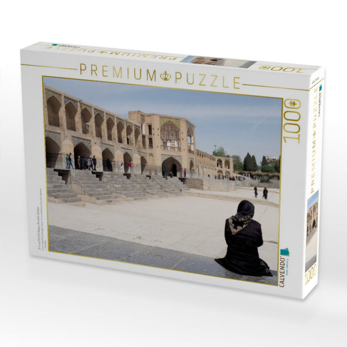 Si-o-se Pol (33-Bogen-Brücke), Isfahan - CALVENDO Foto-Puzzle'