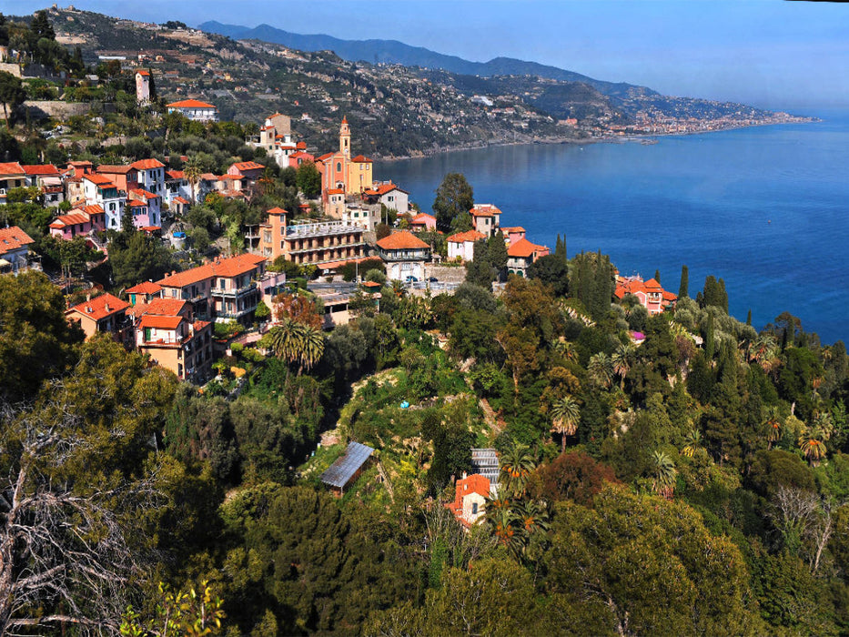 Landschaft bei Capo Mortola - CALVENDO Foto-Puzzle'