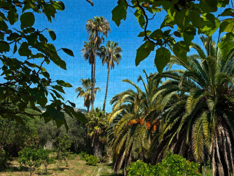 Gartenansicht - CALVENDO Foto-Puzzle'