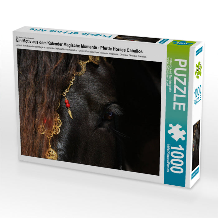 Ein Motiv aus dem Kalender Magische Momente - Pferde Horses Caballos 1000 Teile Puzzle quer - CALVENDO Foto-Puzzle'