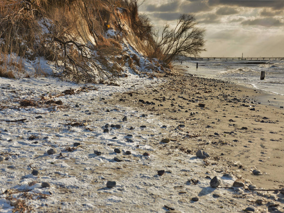 Sur la plage de Wustrow - Puzzle photo CALVENDO 
