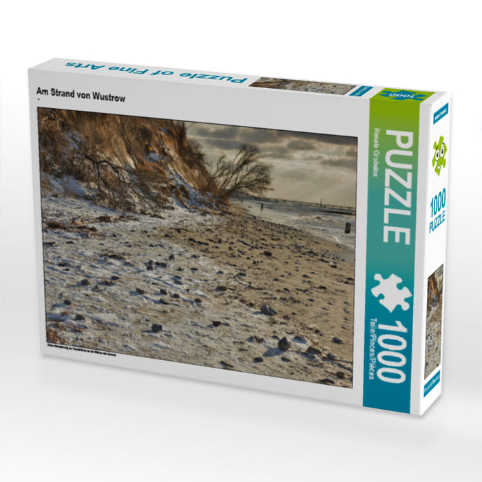 Sur la plage de Wustrow - Puzzle photo CALVENDO 
