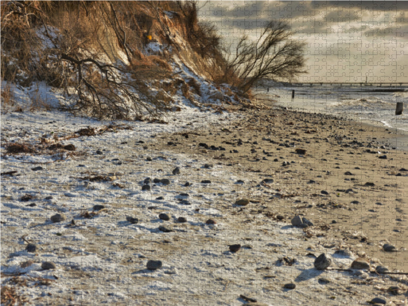 Sur la plage de Wustrow - Puzzle photo CALVENDO 