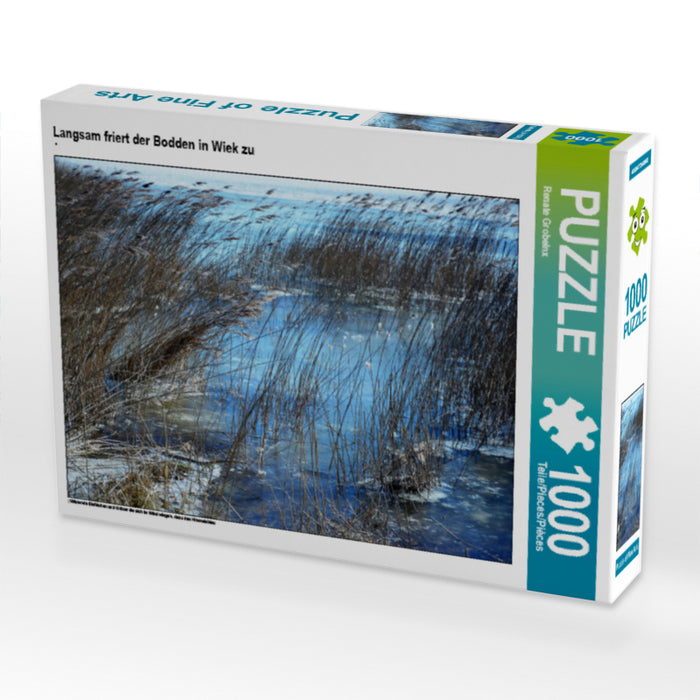 La baie de Wiek gèle lentement - Puzzle photo CALVENDO 