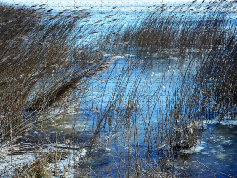 La baie de Wiek gèle lentement - Puzzle photo CALVENDO 