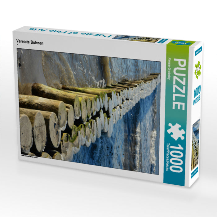 Vereiste Buhnen 1000 Teile Puzzle hoch - CALVENDO Foto-Puzzle'