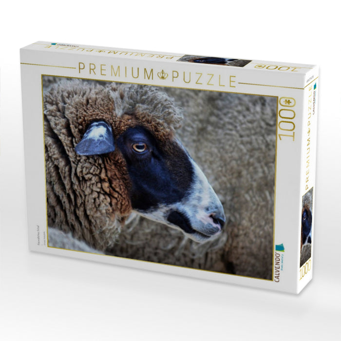 Freundliches Schaf - CALVENDO Foto-Puzzle'