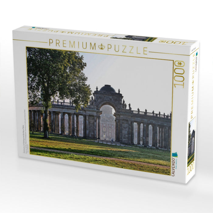 Communs, im Hintergrund das Neue Palais - CALVENDO Foto-Puzzle'