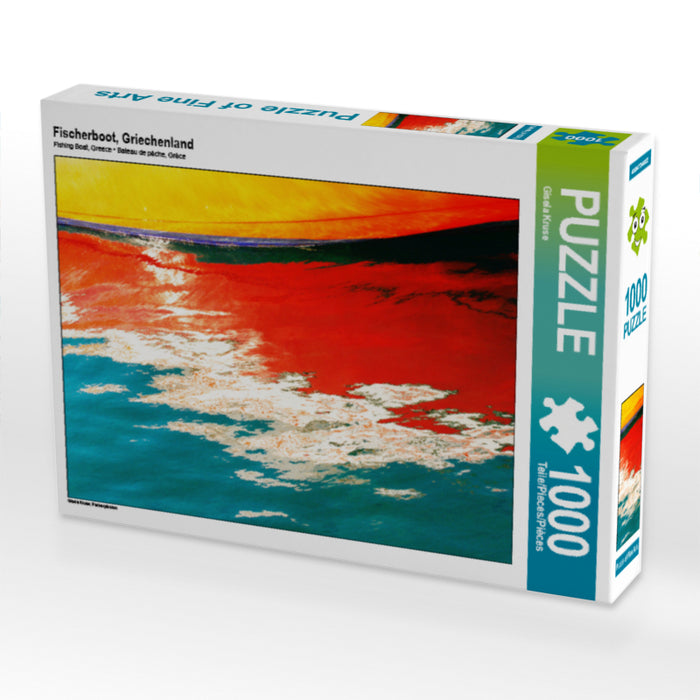 Fischerboot, Griechenland 1000 Teile Puzzle quer - CALVENDO Foto-Puzzle'