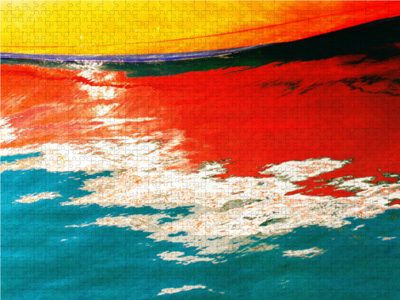 Fischerboot, Griechenland 1000 Teile Puzzle quer - CALVENDO Foto-Puzzle'