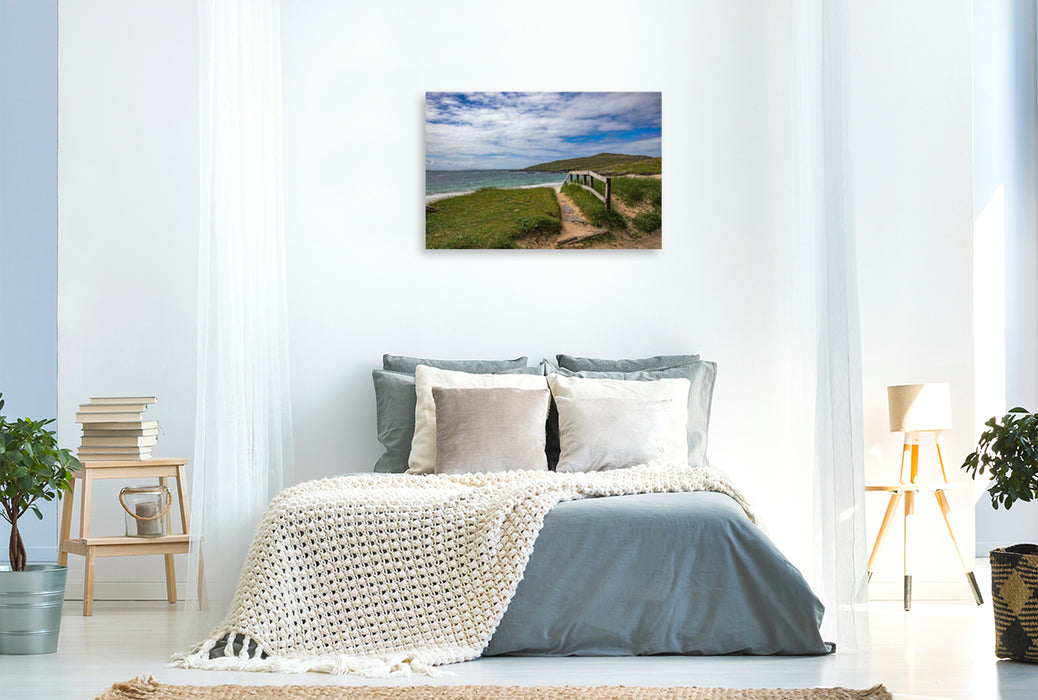 Premium textile canvas Premium textile canvas 120 cm x 80 cm landscape Huisinis 