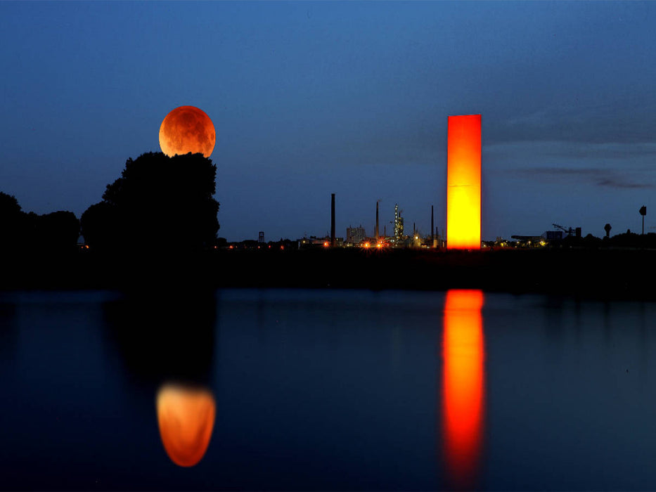 Rheinorange Duisburg 1000 Teile Puzzle quer - CALVENDO Foto-Puzzle'