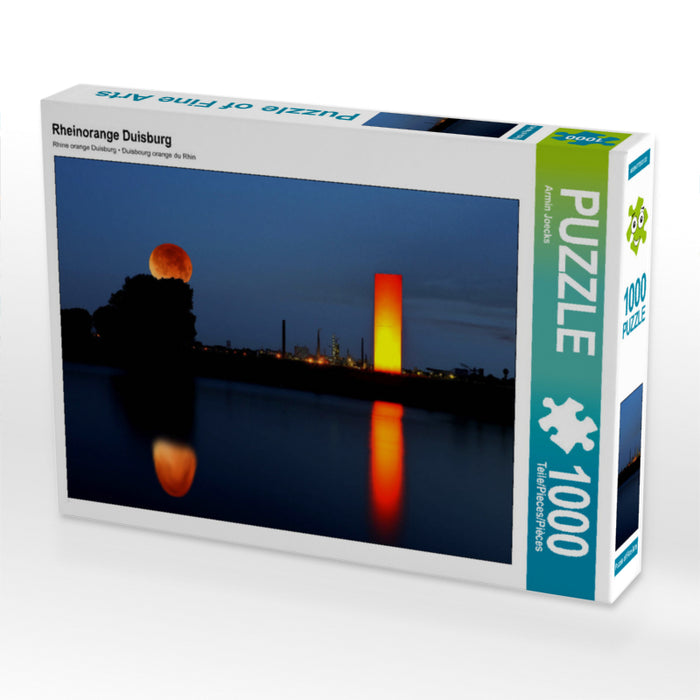 Rheinorange Duisburg 1000 Teile Puzzle quer - CALVENDO Foto-Puzzle'
