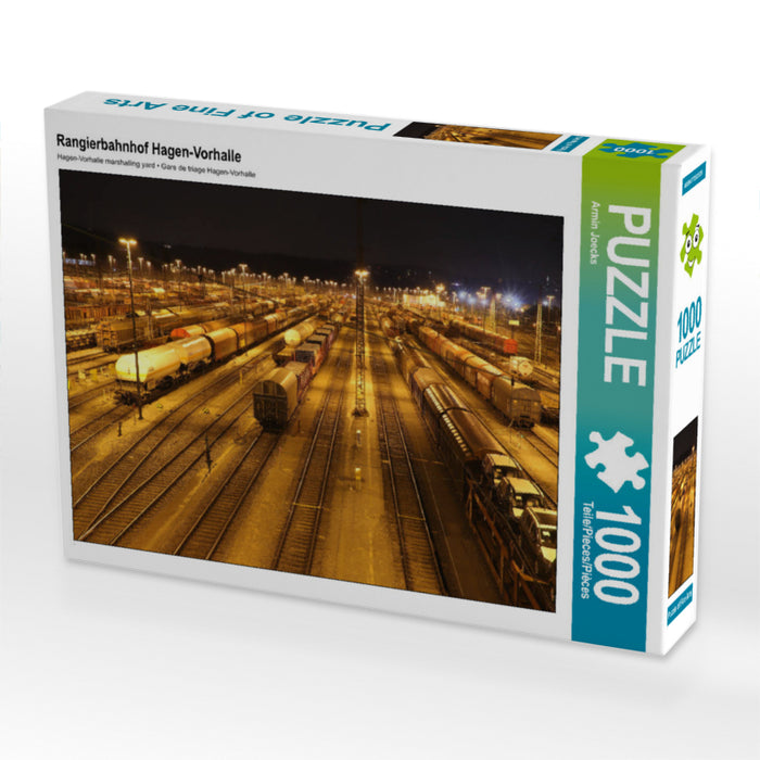 Rangierbahnhof Hagen-Vorhalle 1000 Teile Puzzle quer - CALVENDO Foto-Puzzle'