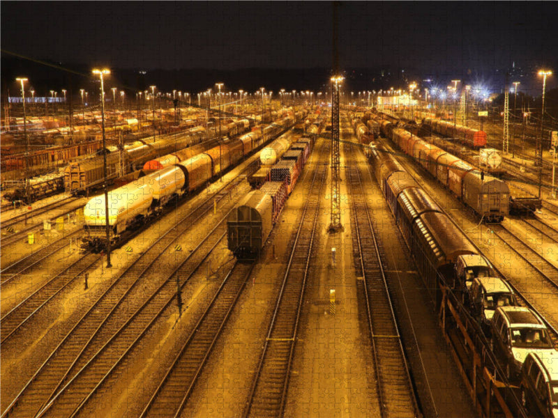 Rangierbahnhof Hagen-Vorhalle 1000 Teile Puzzle quer - CALVENDO Foto-Puzzle'
