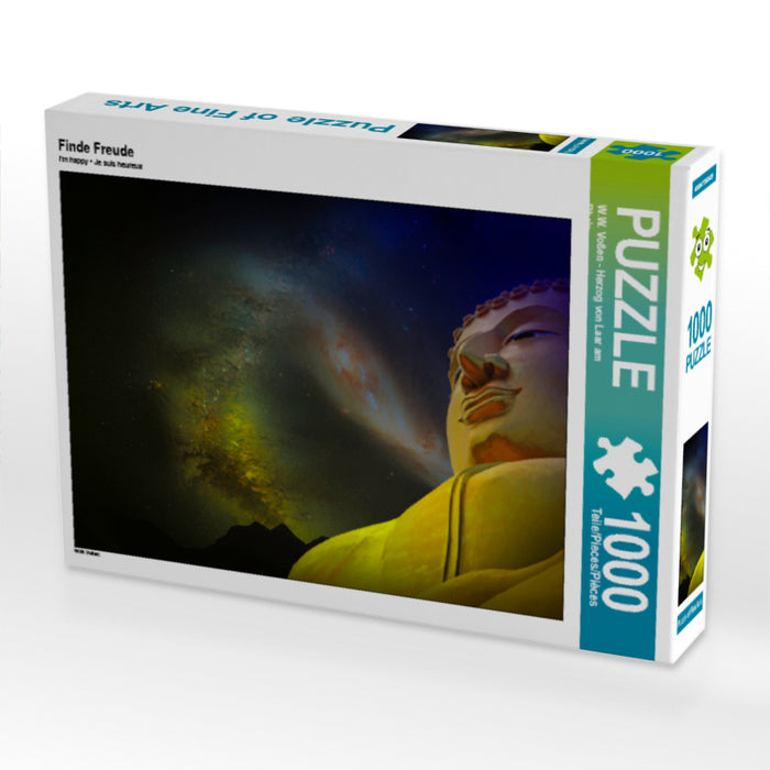 Finde Freude 1000 Teile Puzzle quer - CALVENDO Foto-Puzzle'