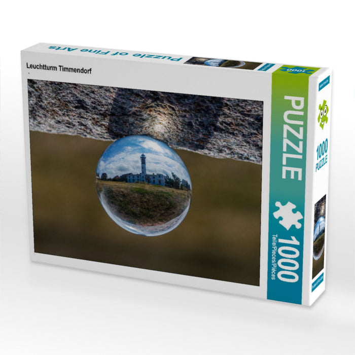 Leuchtturm Timmendorf 1000 Teile Puzzle quer - CALVENDO Foto-Puzzle'