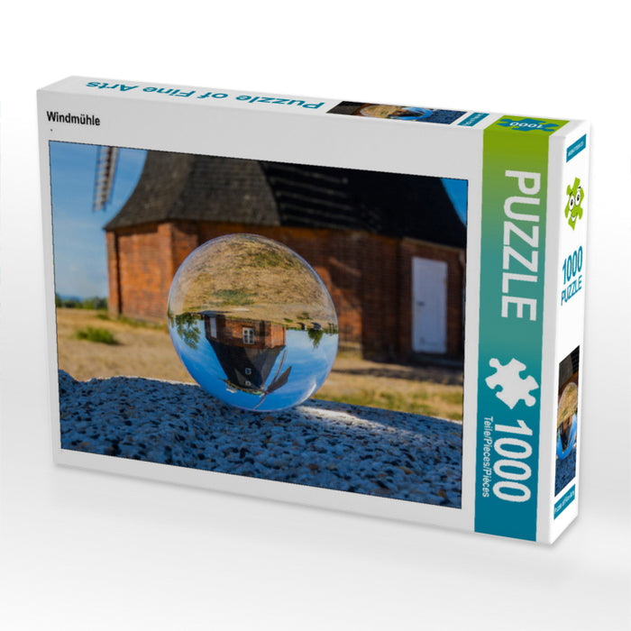 Windmühle 1000 Teile Puzzle quer - CALVENDO Foto-Puzzle'