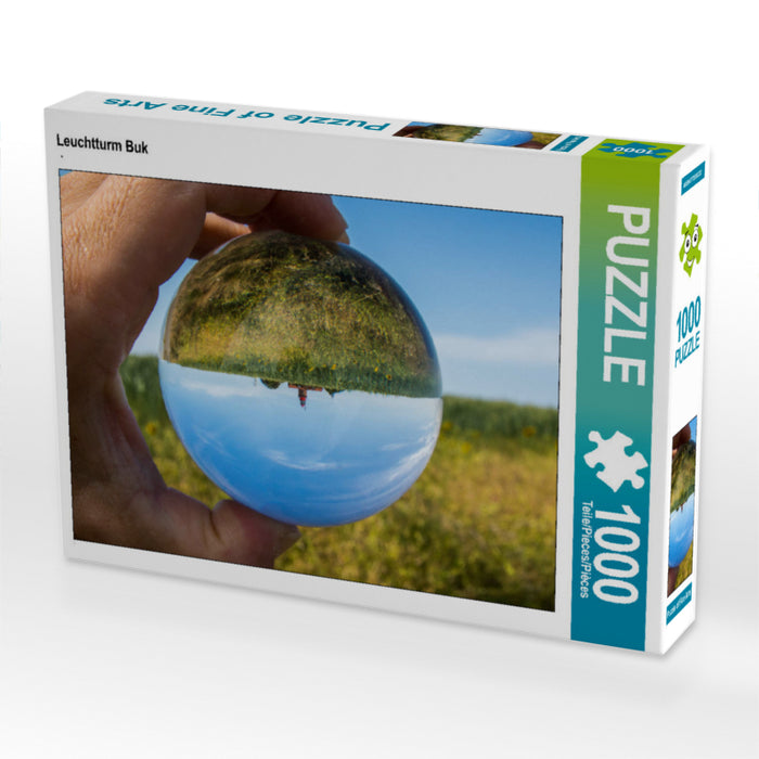 Leuchtturm Buk 1000 Teile Puzzle quer - CALVENDO Foto-Puzzle'