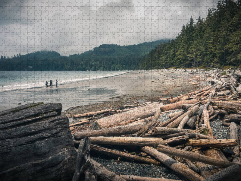 French Beach, Vancouver Island - CALVENDO Foto-Puzzle'