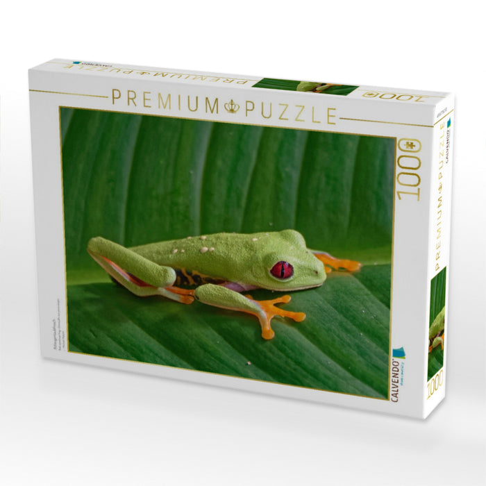 Rotaugenlaubfrosch - CALVENDO Foto-Puzzle'