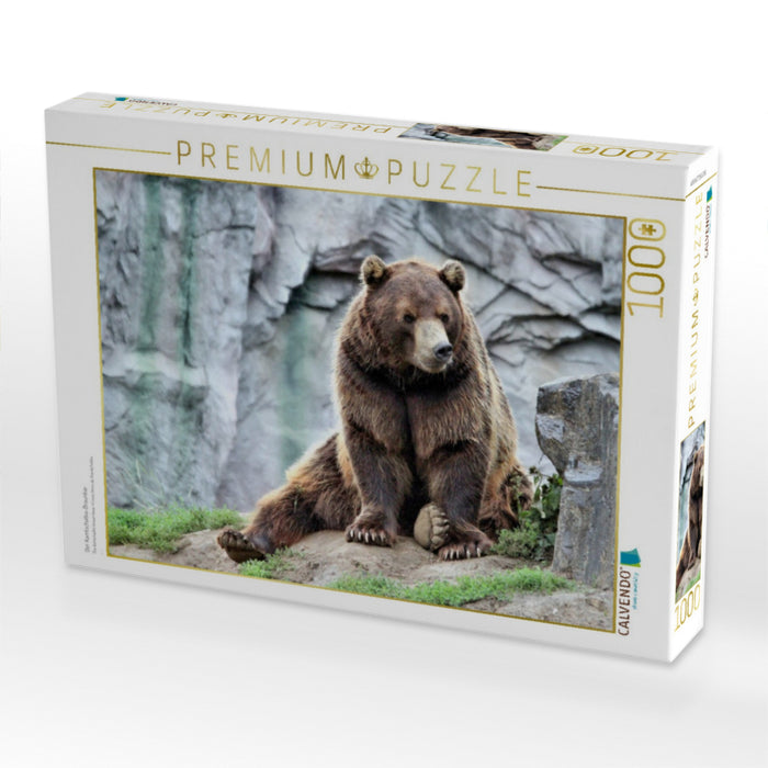 Der Kamtschatka-Braunbär - CALVENDO Foto-Puzzle'