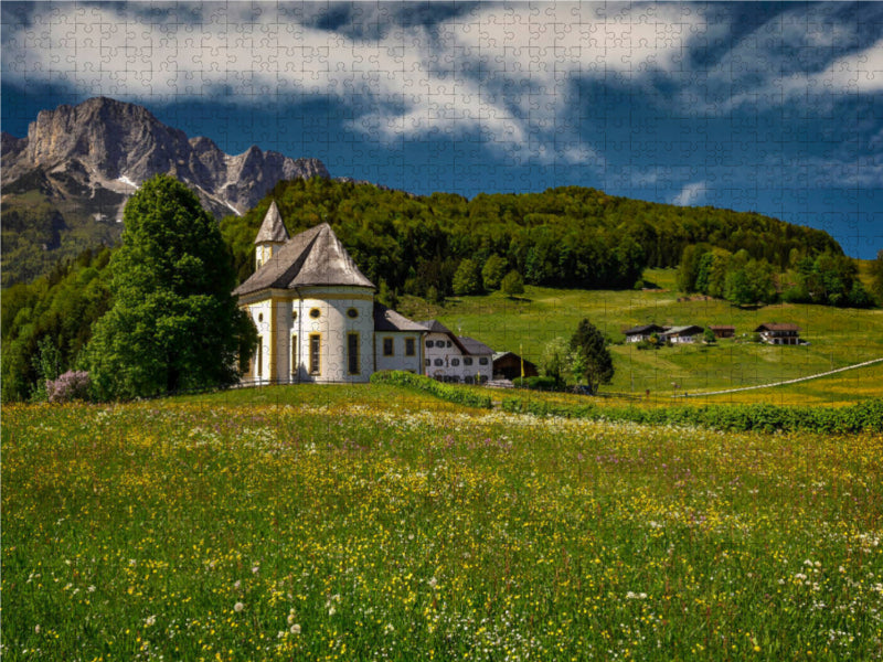 Maria Heimsuchung Ettenberg 1000 Teile Puzzle quer - CALVENDO Foto-Puzzle'