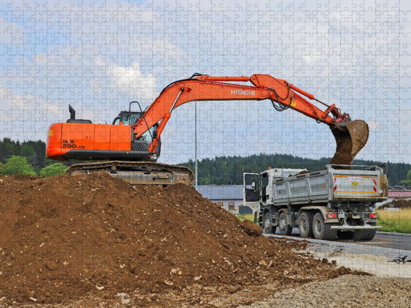 Hitachi 290 LNC - CALVENDO Foto-Puzzle'