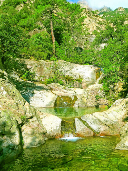 Gumpenparadies Purcaraccia auf Korsika - CALVENDO Foto-Puzzle'
