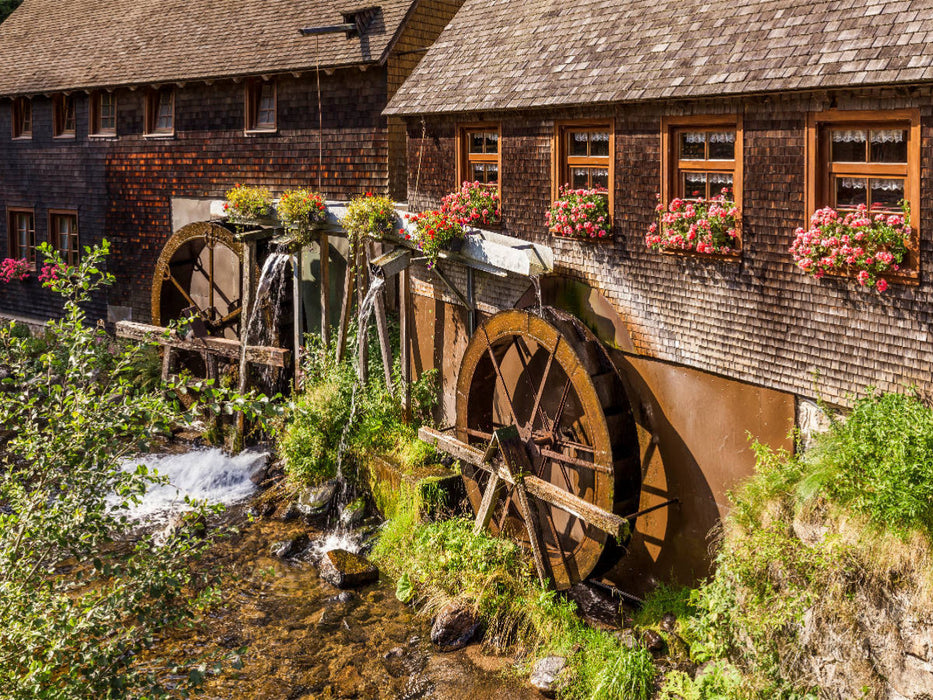 Hexenlochmühle bei St. Märgen - CALVENDO Foto-Puzzle'