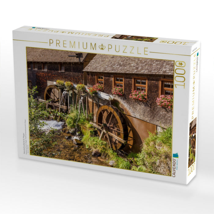 Hexenlochmühle bei St. Märgen - CALVENDO Foto-Puzzle'