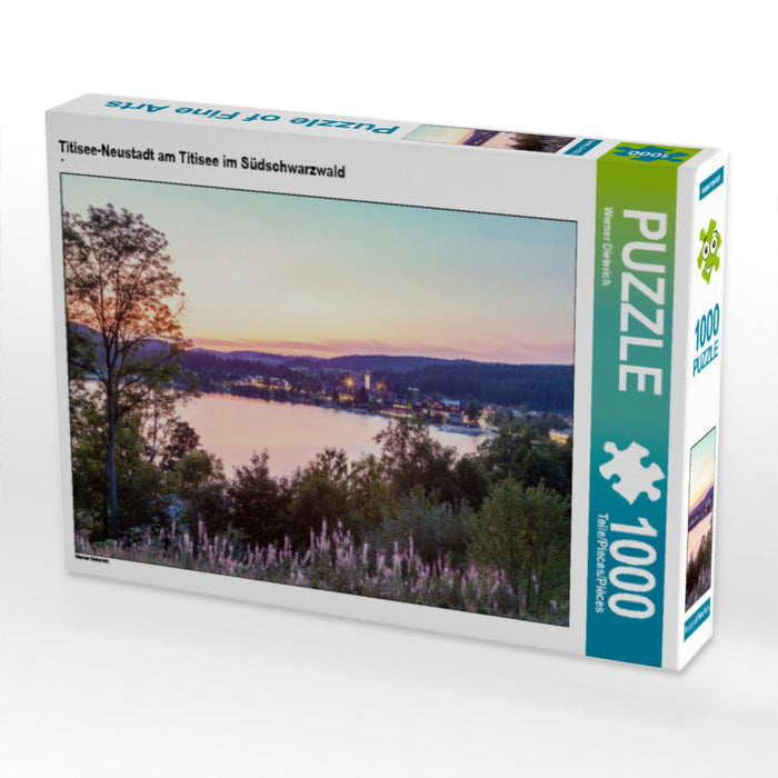 Titisee-Neustadt am Titisee im Südschwarzwald 1000 Teile Puzzle quer - CALVENDO Foto-Puzzle'