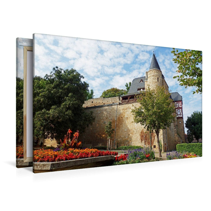 Premium Textil-Leinwand Schloss Alzey