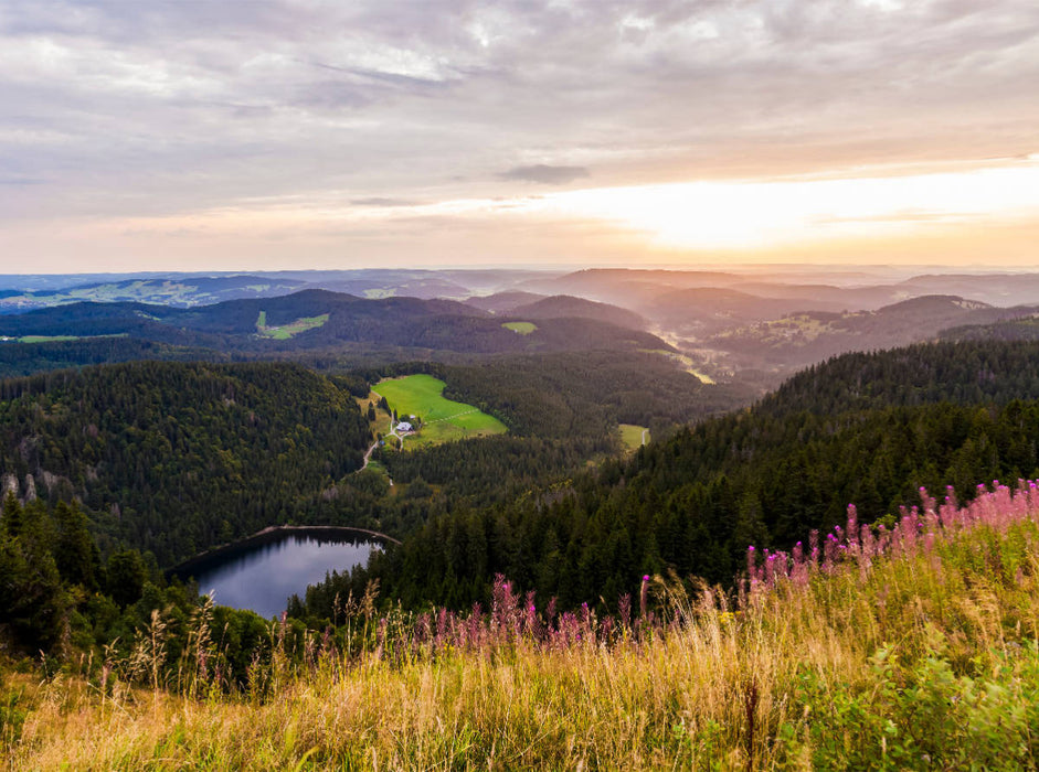 Blick vom Feldberg über den Schwarzwald - CALVENDO Foto-Puzzle'