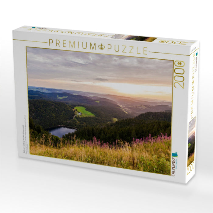 Blick vom Feldberg über den Schwarzwald - CALVENDO Foto-Puzzle'