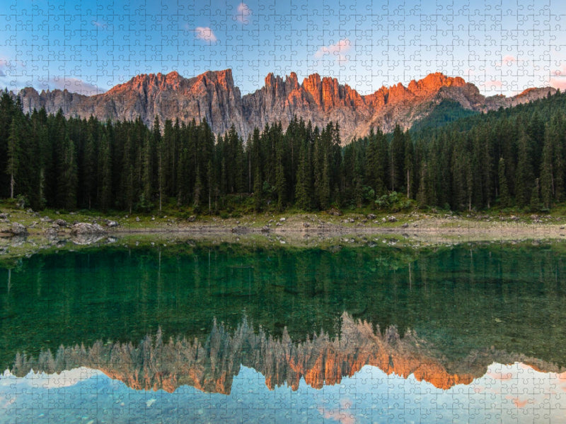 Karersee, Italien - CALVENDO Foto-Puzzle'