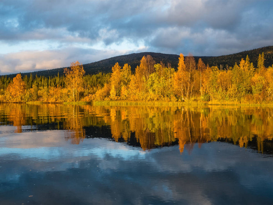 Kvikkjokk Delta, Schweden - CALVENDO Foto-Puzzle'