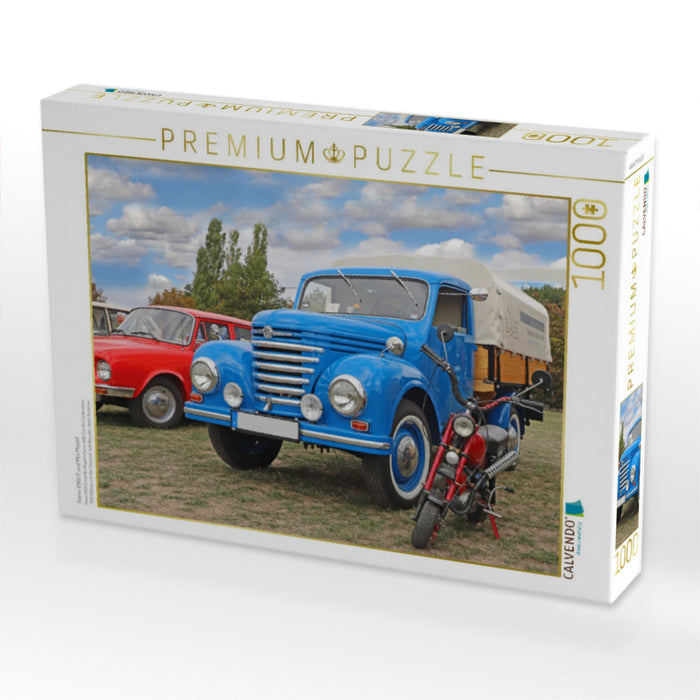 Framo V901/2 und Mini Moped - CALVENDO Foto-Puzzle'