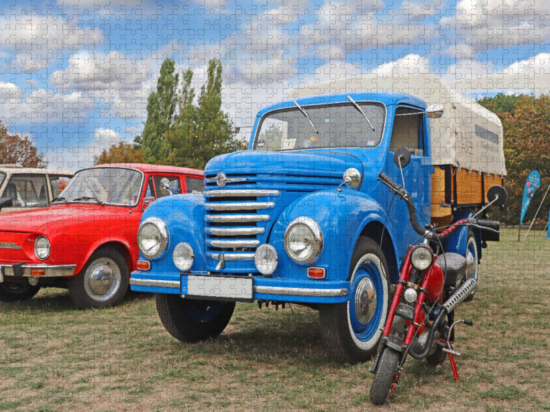 Framo V901/2 und Mini Moped - CALVENDO Foto-Puzzle'