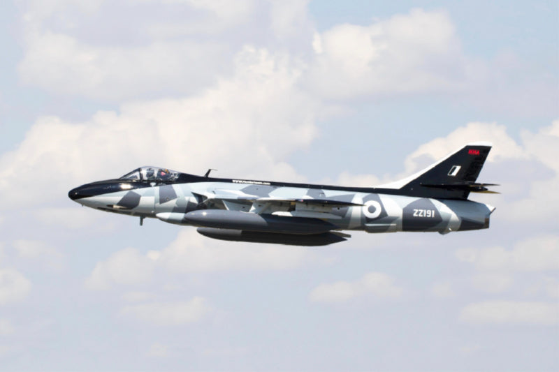 Premium Textil-Leinwand Hawker Hunter