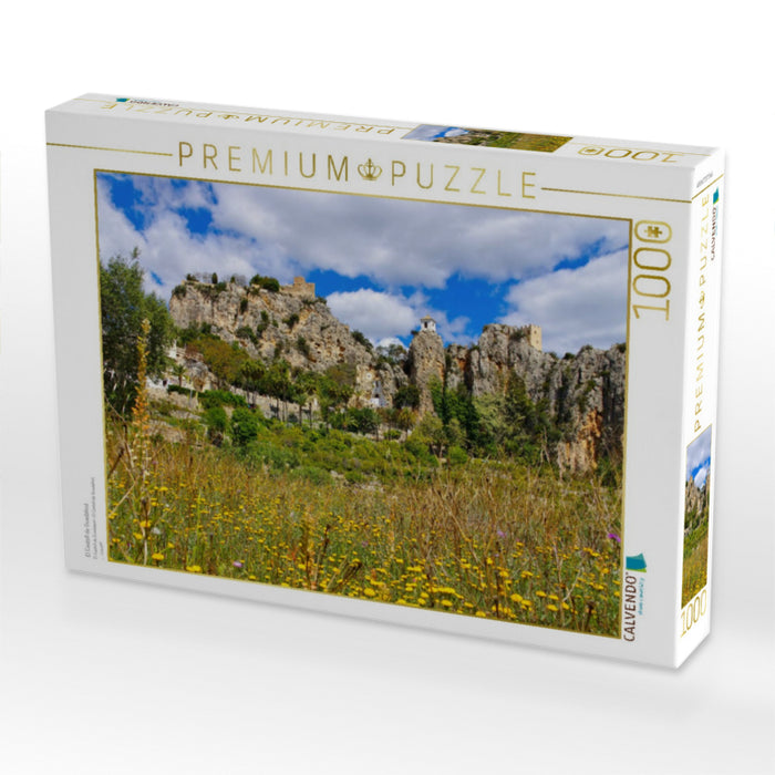 El Castell de Guadalest - CALVENDO Foto-Puzzle'