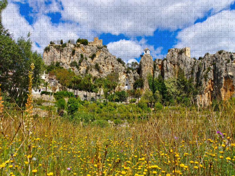 El Castell de Guadalest - CALVENDO Foto-Puzzle'