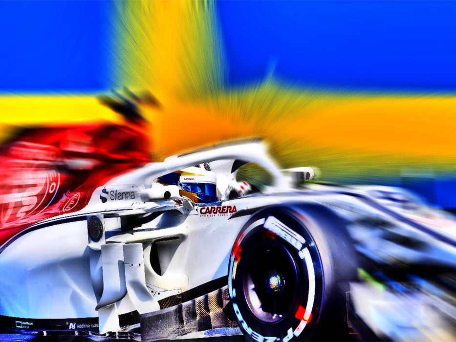 Marcus Ericsson ist der zehnte Schwede, der den Sprung in die sogenannte Königsklasse schaffte. 1000 Teile Puzzle quer - CALVENDO Foto-Puzzle'