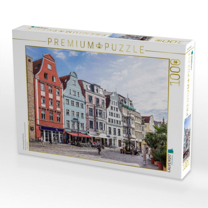 Universitätsplatz Rostock - CALVENDO Foto-Puzzle'