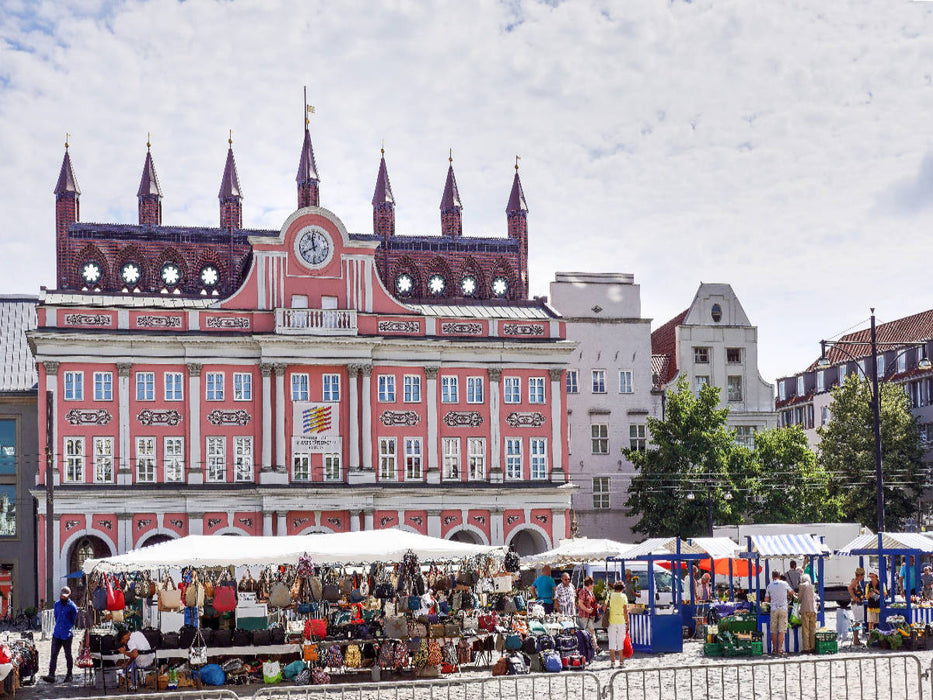 Rathaus Rostock - CALVENDO Foto-Puzzle'