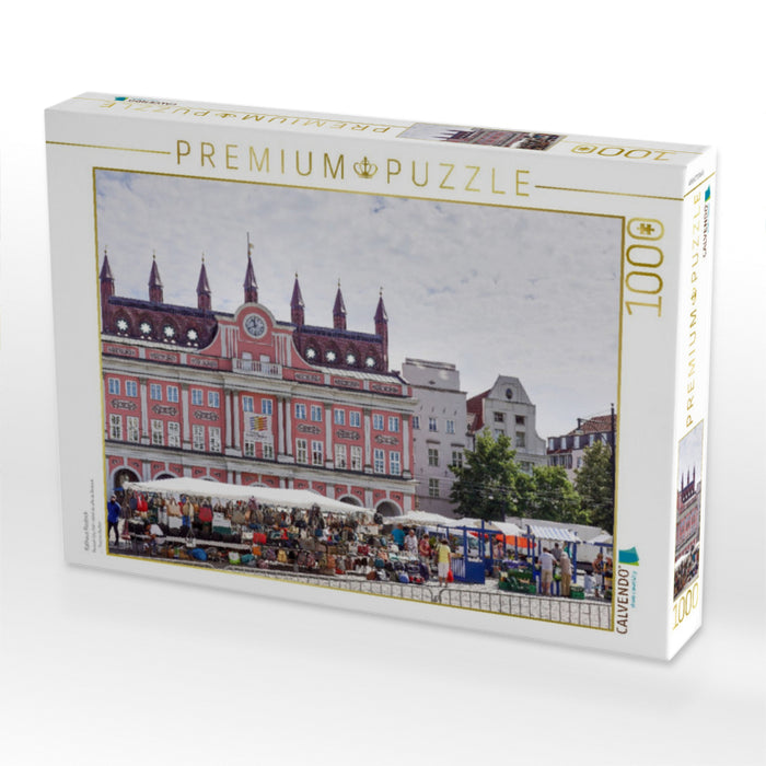 Rathaus Rostock - CALVENDO Foto-Puzzle'