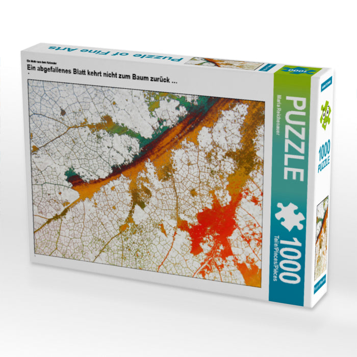 Ein Motiv aus dem Kalender Ein abgefallenes Blatt kehrt nicht zum Baum zurück … 1000 Teile Puzzle quer - CALVENDO Foto-Puzzle'