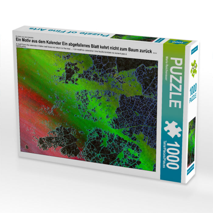 Ein Motiv aus dem Kalender Ein abgefallenes Blatt kehrt nicht zum Baum zurück … 1000 Teile Puzzle quer - CALVENDO Foto-Puzzle'